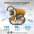 thumbnail image 2 of Auriculares de traducción ERAZER XT66PRO AI Bluetooth Plateados, 2 of 9
