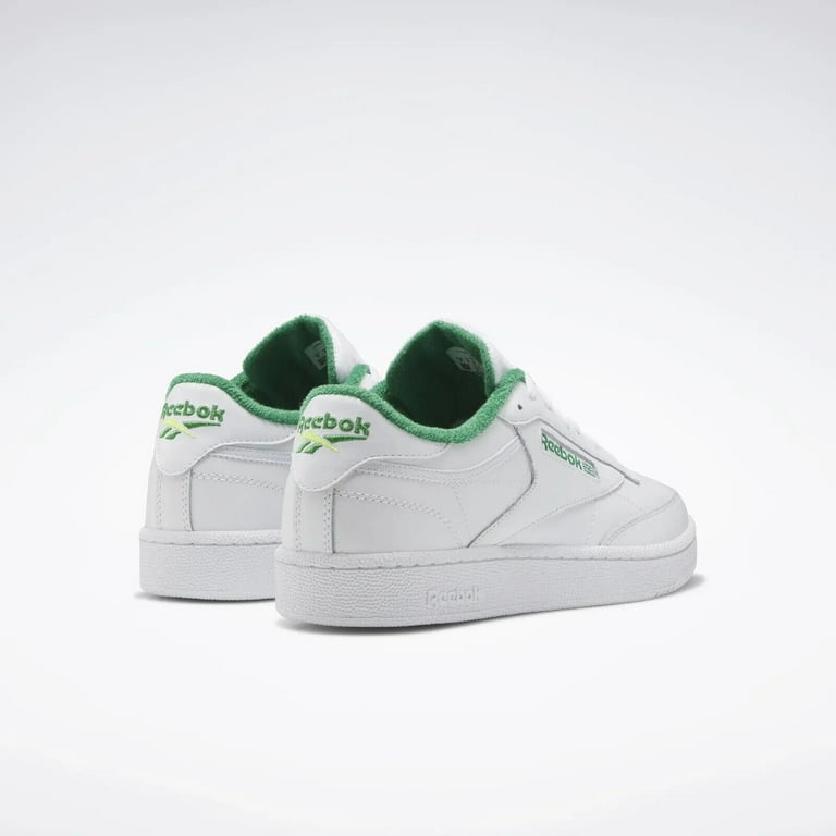 Reebok classic white green sale