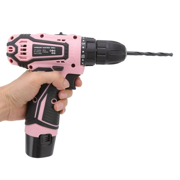 12V Compact Drill Set With 25+1 , 20N.m Output Torsion Cordless Power Drill With 1500MAH Lithium Battery For Wood Bricks Metal