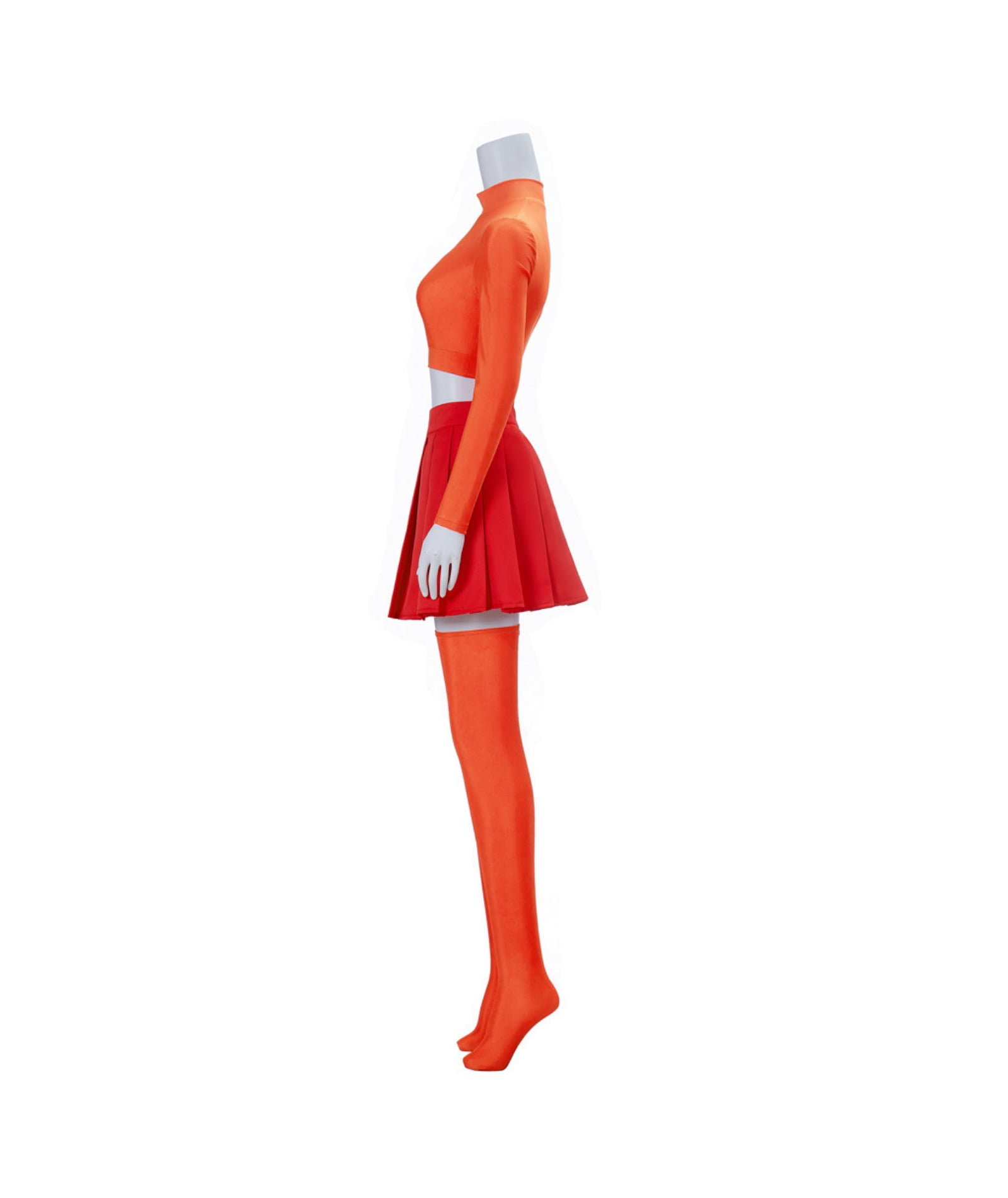 Velma Red Short Skirt Set - Character Costume - Walmart.com