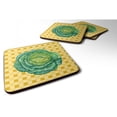 thumbnail image 1 of "Treasures Cabbage on Basketweave Decorative coasters, 3.5, Multicolor" Caroline's Treasures BB7187FC, 1 of 1