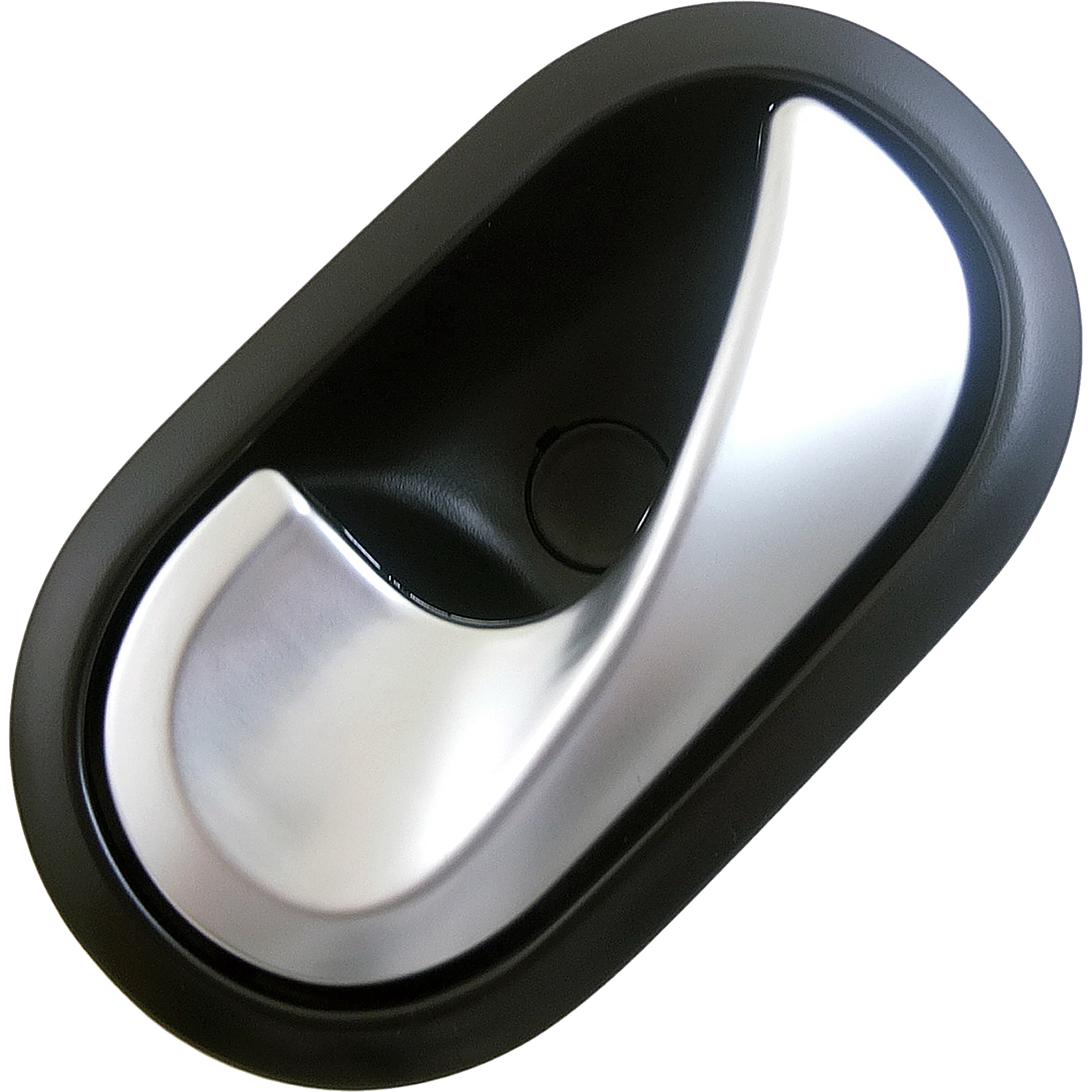 Dorman 872MX Interior Door Handle for Specific Renault Models, Chrome Lever; Black Housing