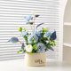 thumbnail image 4 of Simulation Flower Set Ceramic Vase Simulation Pot Home Decoration Fake Flower Pot Fake Flowers Artificial Flowers, 4 of 6
