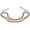 Red, variant on Fine Stainless Steel Silver-Tone Yellow CZ Mesh Womens Adjustable Chain Bracelet