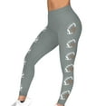 thumbnail image 2 of Ailaofu U.S. Football Yoga Pants Workout Leggings for Women Mid Waist Gym Tights with Printed, 2 of 7