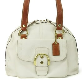 COACH Soft Pebble Leather Camera Bag with Leather Strap