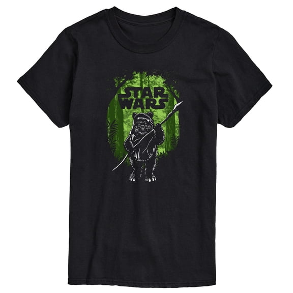 Star Wars - Ewok Silhouette - Men's Short Sleeve Graphic T-Shirt