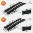 thumbnail image 5 of Tereitr 5FT Folding Wheelchair Ramp, Portable Aluminum Mobility Ramp with Non-Slip Surface, 600 lbs Capacity for Steps, Doorways, and Vehicles, 5 of 10