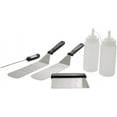 thumbnail image 2 of Yukon Glory Griddle Barbecue Tool Set, Spatula, Scraper, Meat Thermometer, Squeeze Bottles, 2 of 6
