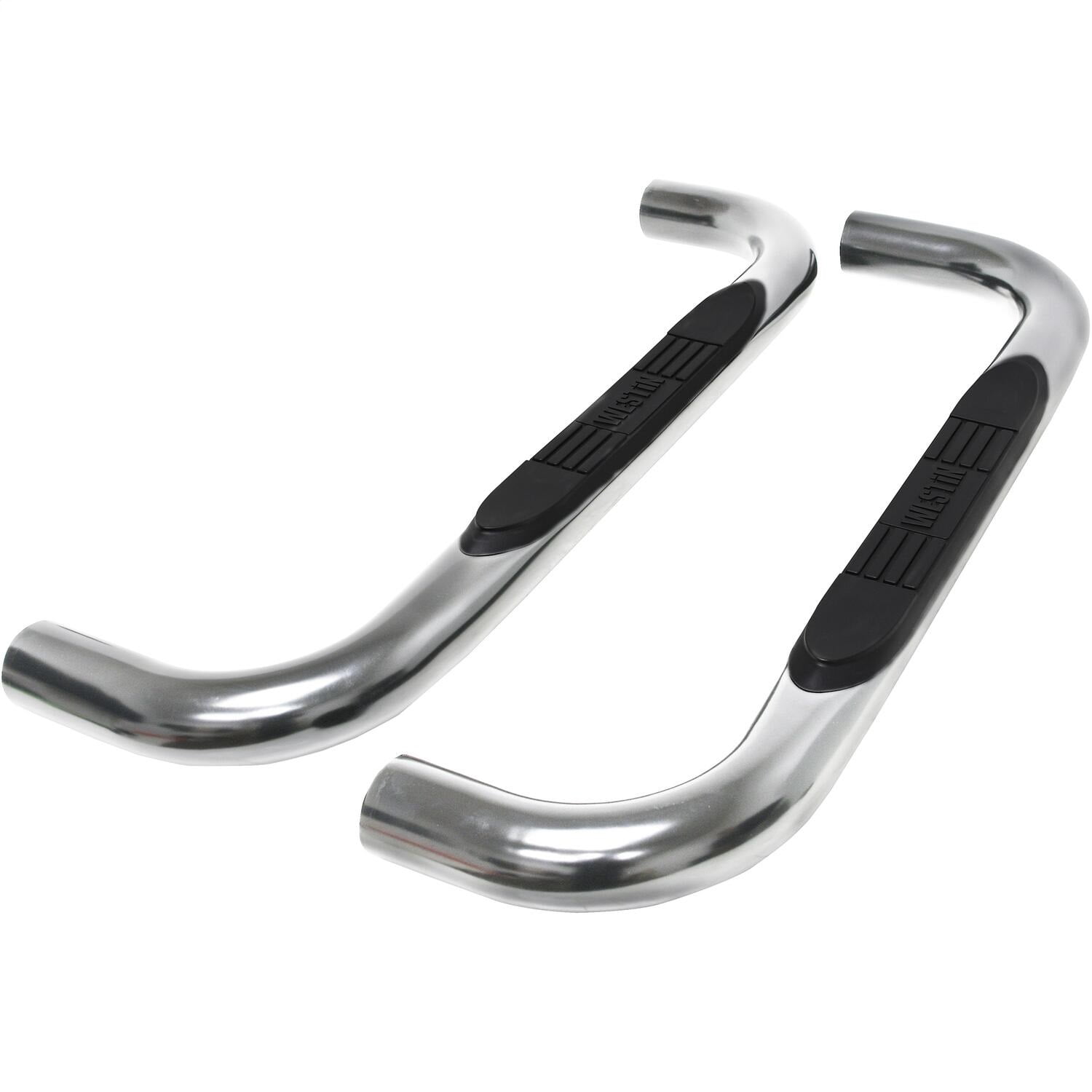 Westin 19-20 Chevy/GMC Silverado/Sierra 1500 Regular Cab E-Series 3 Nerf Step Bars - Stainless Steel - 23-4110 Fits select: 2019 GMC SIERRA K1500 ELEVATION, 2020 GMC SIERRA C1500 SLT