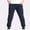 Dark Blue, variant on Eltusu Boys Sports Sweatpants, Elastic Waist Loose Cotton Comfy Jogger Pants Navy Size 10-12 T