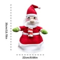thumbnail image 3 of CNJKEHIUV Christmas Hat Under $10 Musical Christmas Hat Moving Dancing Plush Santa Hat, 3 of 8