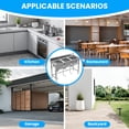 thumbnail image 2 of Stainless Steel Utility Sink, 3 Compartment Commercial Sink, Free-Standing Commercial Sink Heavy Duty for Garage, Restaurant & Outdoor Garden, 2 of 7