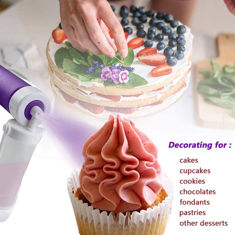 Cake Spray Gun Cake Airbrush Coloring Sprayer Duster Manual Watering Can  Cake Decor Kitchen Baking T