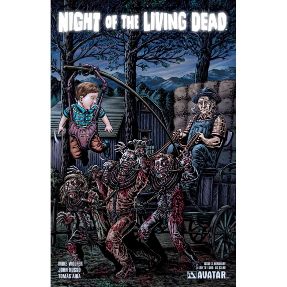 Night of the Living Dead (2nd Series) #3D VF ; Avatar Comic Book