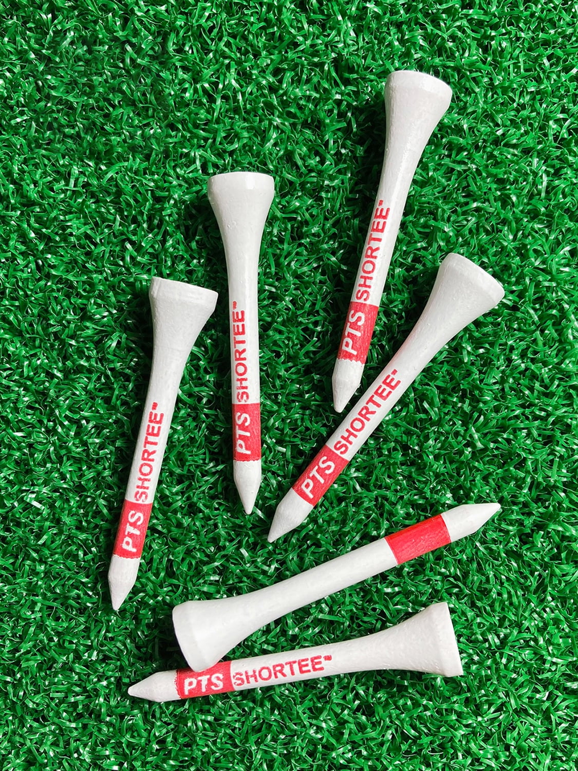 PrideSports 2-1/8" White Golf Tees, 45-Count, Pride PTS, Wood Tees for Irons & Hybrids