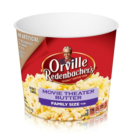 Orville Redenbachers Movie Theater Butter Microwave Popcorn 3.29 Oz