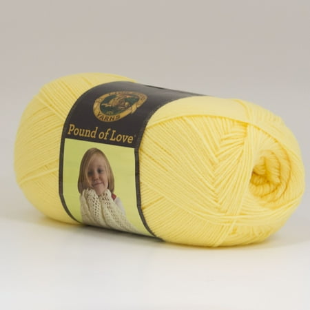 UPC: 0023032551586 | Lion Brand Yarn Pound of Love Honey Bee 550-158 Baby Yarn