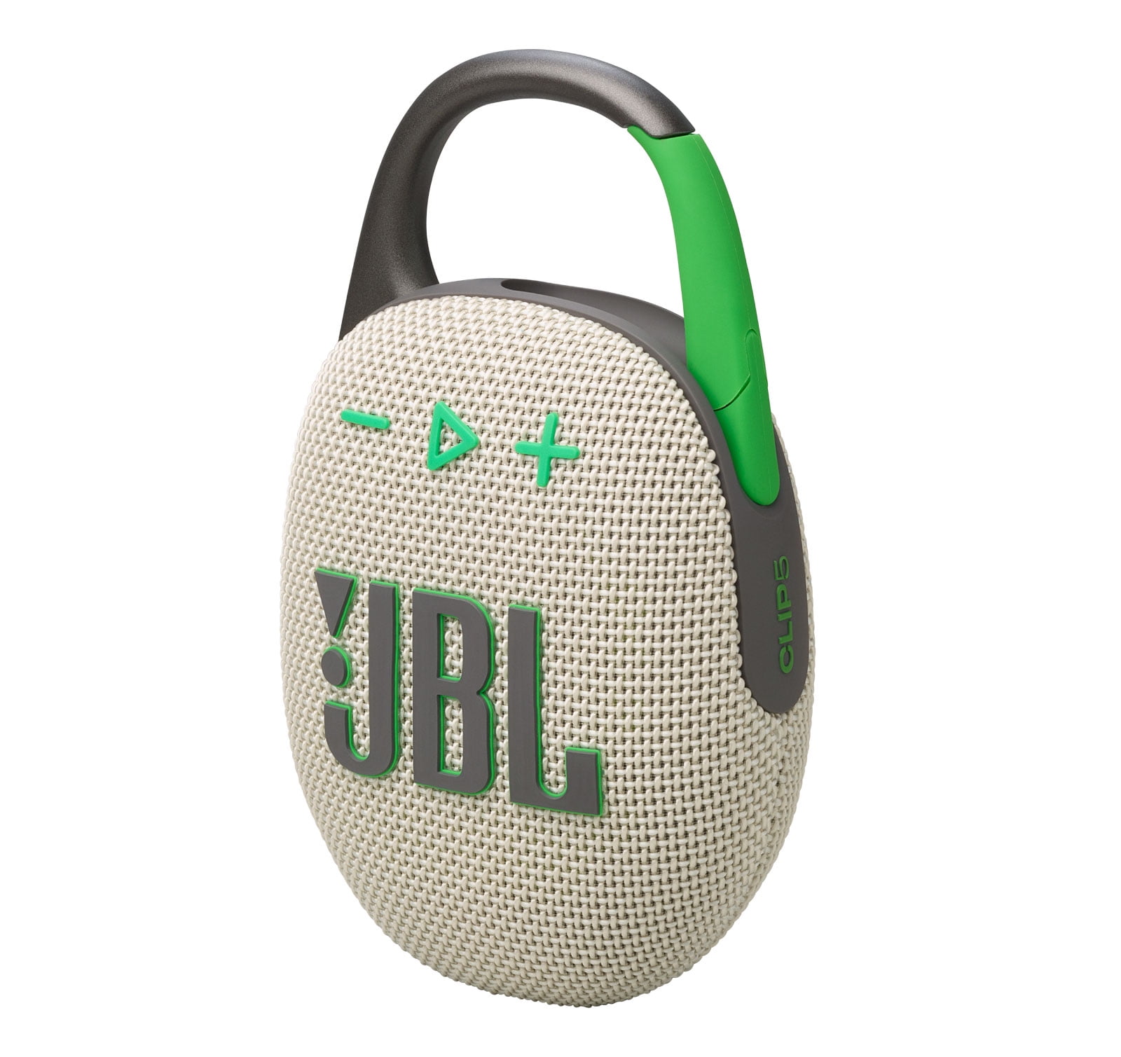 JBL Clip 5 Bluetooth Speaker and divvi! Protective Case Bundle - Sand