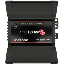 Stetsom EX3000 Class D 1 Ohm 1 Channel Digital Car Amplifier, Black Edition