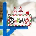 thumbnail image 2 of Christmas Decorations Outdoor Mailbox Covers Magnetic Xmas Believe Welcome Mailbox Wraps Winter Post Letter Box Cover Garden Decor Standard Size 18" X 21", 2 of 6