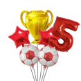 thumbnail image 3 of Trofeo de fútbol para niños, globos de helio de aire, decoraciones para fiesta de cumpleaños, regalos para niños, globo con números de dígitos verdes, azules y rojos de 32 pulgadas, 3 of 4