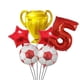 thumbnail image 4 of Trofeo de fútbol para niños, globos de helio de aire, decoraciones para fiesta de cumpleaños, regalos para niños, globo con números de dígitos verdes, azules y rojos de 32 pulgadas, 4 of 5