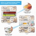 thumbnail image 5 of Plastic Pencil Box Large Capacity Pencil Boxes Clear Boxes with Snap-Tight Lid Stylish Office Supplies Storage Organizer Box A Large Group Of Dogs, 5 of 7