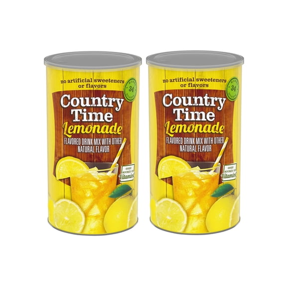 2 Pack| | Country Time Drink Mix, Lemonade, 82.5 oz