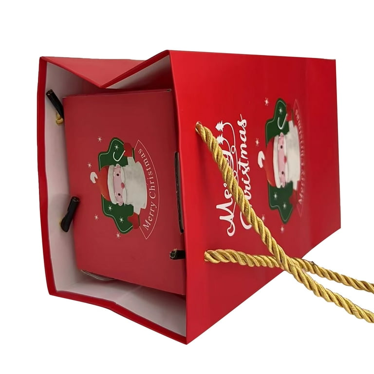 Christmas Surprise Gift Box Magic Flying Gift Box,Exploding Surprise Box  Gift Box,Cash Explosion Gift Box for Birthday Anniversary Valentine  Proposal (10 Bounces, Happy Christmas) 