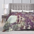 thumbnail image 7 of DouZhe Ultra-Soft Micro Fleece Lightweight Flannel Bed Blanket, Skull Butterflies Rose Print Cozy Warm Throw Blankets, 50"x40", 7 of 7
