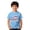 #02-Sky Blue, variant on YAYUBA Boys Hawaiian Shirt Tropical Short Sleeve Button Down Shirt Summer Floral Beach Shirts with Pocket Size 12-13Years, White