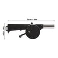 thumbnail image 2 of OUNONA Camping Fire Blower 4Pcs Handheld Bbq Blower Black Metal Practical .82X2.75X1.18in, 2 of 8