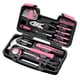 thumbnail image 1 of Kit de herramientas para el hogar rosa de 39 piezas multiusos para niñas, damas y mujeres - Incluye todas las herramientas esenciales para el hogar, el garaje, 1 of 5