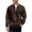 Coffee, variant on Corduroy Jacket Men Fall Winter Long Sleeve Relaxed Fit Elbow Patches Zip Up Sweatshirts Coat Outerwear