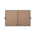 thumbnail image 2 of Elegant Kitchen and Bath Amoura 48X30 Pivot Mirror In Black, 2 of 15
