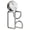 Z0 Gray-Upgraded, variant on Over The Door 5 Hook Rack, Heavy-Duty Hanging Storage Organizer, Multi Hook Door Hanger, Space Saving Rack for Bathroom, Bedroom, Laundry Room, Closet and Dorm Storage,2.1cm Wide