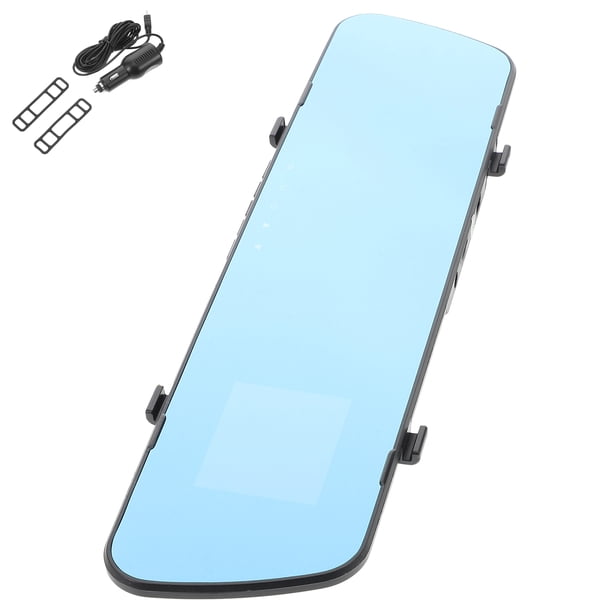 Cámara de tablero con espejo delgado de 2,4 pulgadas, cámara de espejo retrovisor, cámara de respaldo, cámara de tablero con monitor de estacionamiento delantero y trasero, grabadora de conducción