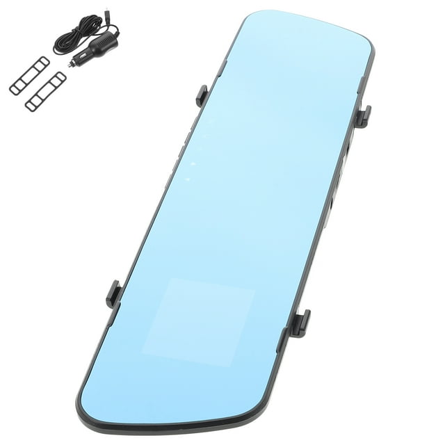 KAKOWELY dash cam rear view mirror Thin Mirror Dash Cam 2.4in Rear View Mirror Camera Rearview Mirror Backup Camera Mirror Dash Cam Front And Rear Parking Monitor Driving Recorder