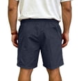 thumbnail image 6 of Resicozy Mens Athletic Shorts Quick Dry Elastic Waist Gym Workout Lightweight Stretch Shorts with Pockets Navy 3XL, 6 of 6