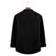 thumbnail image 4 of Playeras Cuello Redondo Hombre Casual Color Sólido Solapa Rayas Camisa De Manga Larga Blusa Superior, 4 of 7