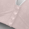 thumbnail image 4 of Women's Solid Color Lace Pattern Front Buckle Non Underwire Tank Top Bra Women Bras plus Size Front Hook High Support Sports Bra Athletic Women Sports Bras for Large Busted Women Woman Bra, 4 of 8