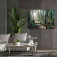 thumbnail image 5 of Epic Graffiti 'Forest Light' by Joanne Hastie, Canvas Wall Art, 54"x40", 5 of 8