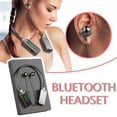thumbnail image 2 of Streaming Headphones,Wireless Sound Card Live Streaming Earphones, Wireless Sound Card Live Broadcasting and Audio Editing Earphones,Waterproof Wireless Neckband Bluetooth Headphones with Display (4), 2 of 9