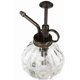 thumbnail image 1 of Vintage Pumpkin Watering Can Lianshi Watering Glass Watering Pot Spritzer with Bronze Plastic Top Pump One Hand Watering CanSprayer 250ml (White), 1 of 4