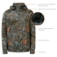 thumbnail image 6 of BASSDASH Men’s Fishing Fleece Hoodie with Neck Gaiter Water Resistant Performance Hunting Sweatshirt FS18M, 6 of 8