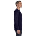 thumbnail image 3 of Gildan Heavy Cotton 5.3 oz. Long-Sleeve Men T-Shirt Navy 3X-Large, 3 of 3