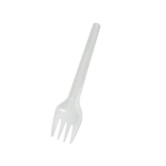 Packnwood  5.31 in. Folding Fork - White - 5.31 in.