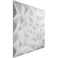 thumbnail image 3 of Ekena Millwork 19 5/8"W x 19 5/8"H Leto EnduraWall Decorative 3D Wall Panel (20-Pack for 53.49 Sq. Ft.), 3 of 12