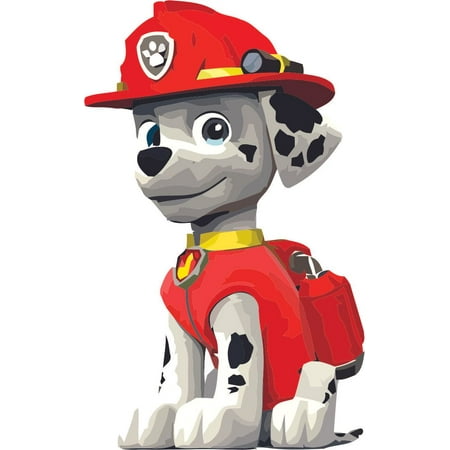 Paw Patrol Fireman Firefighter Dalmatian Dog Cartoon Themed Boys Boy Wall Decals Toddler Toddlers Baby Boy Girl Nursery Design Wall Decals For Bedroom